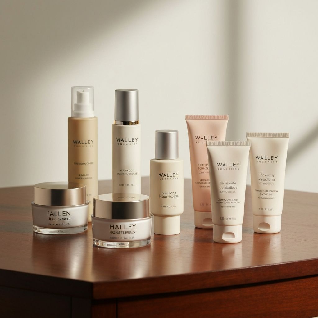 Women's facial skincare products